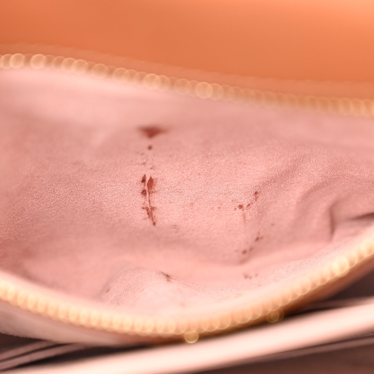 Suede Calfskin Trisha Small Shoulder Bag Brown