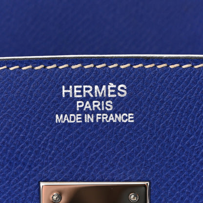 Hermes Epsom Candy Birkin 35 Bleu Electrique Mykonos 6 of 10