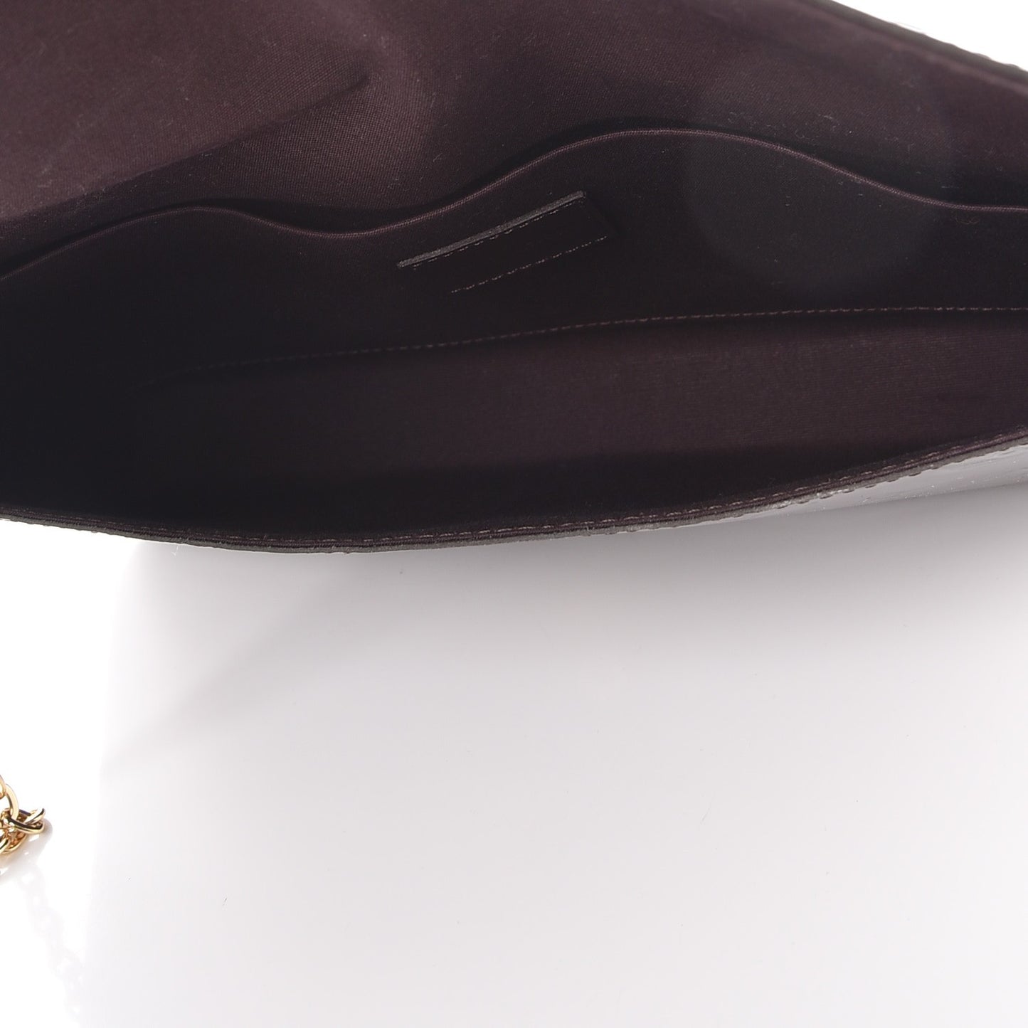 Vernis Pochette Felicie Chain Wallet Amarante