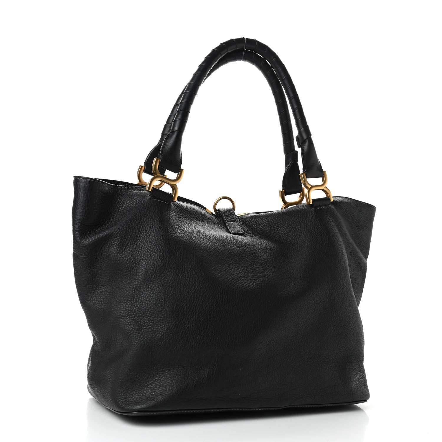 Chloe Calfskin Large New Marcie Tote Black 2 of 4