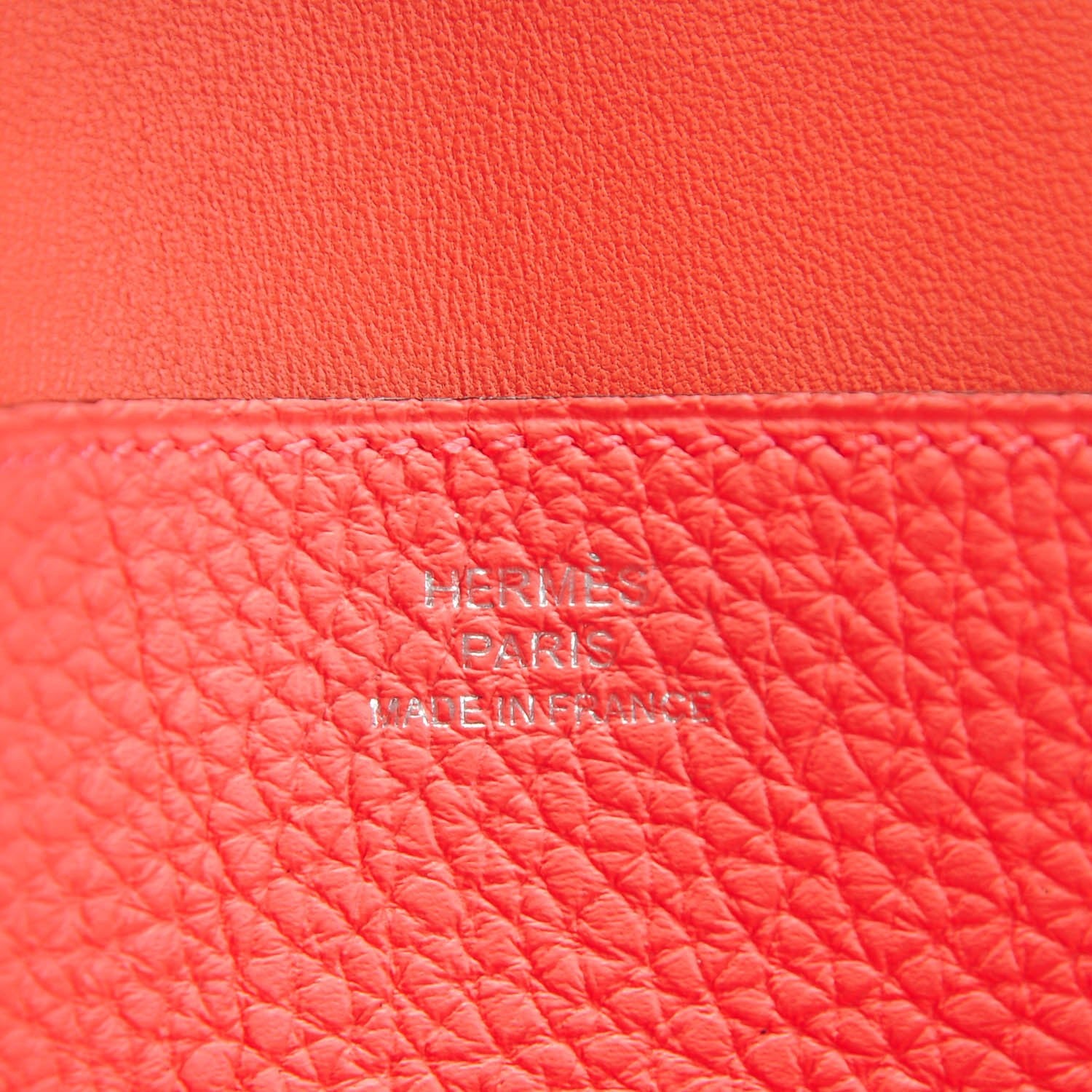 Hermes Togo Dogon Recto Verso Wallet Rose Candy 7 of 9