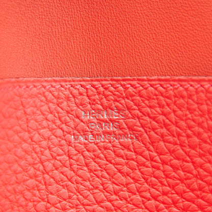 Hermes Togo Dogon Recto Verso Wallet Rose Candy 7 of 9