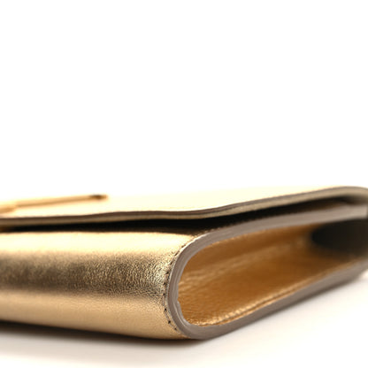Louis Vuitton Calfskin Neo Sobe Louise EW Clutch Gold 11 of 12