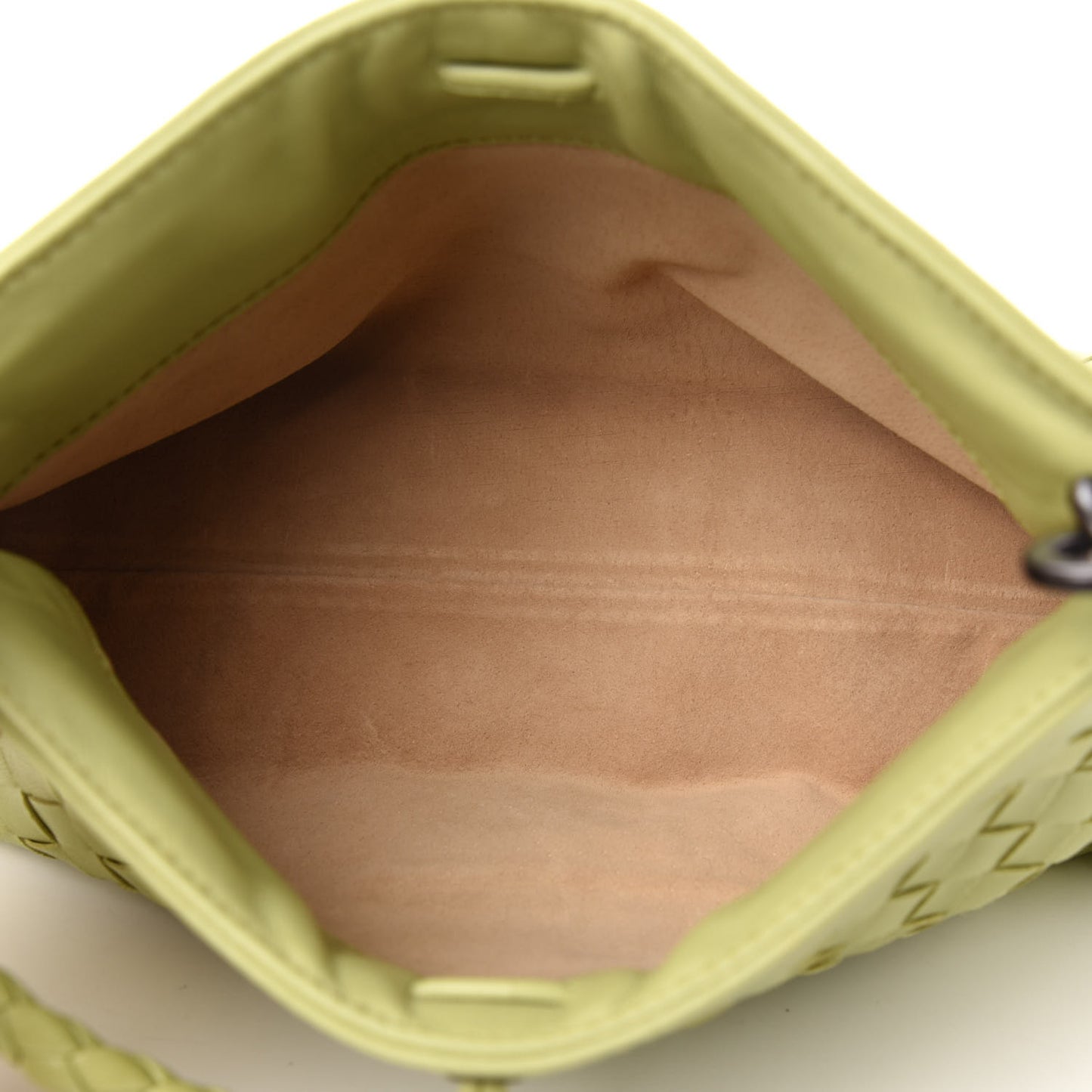 Nappa Intrecciato Mini Shoulder Bag Green