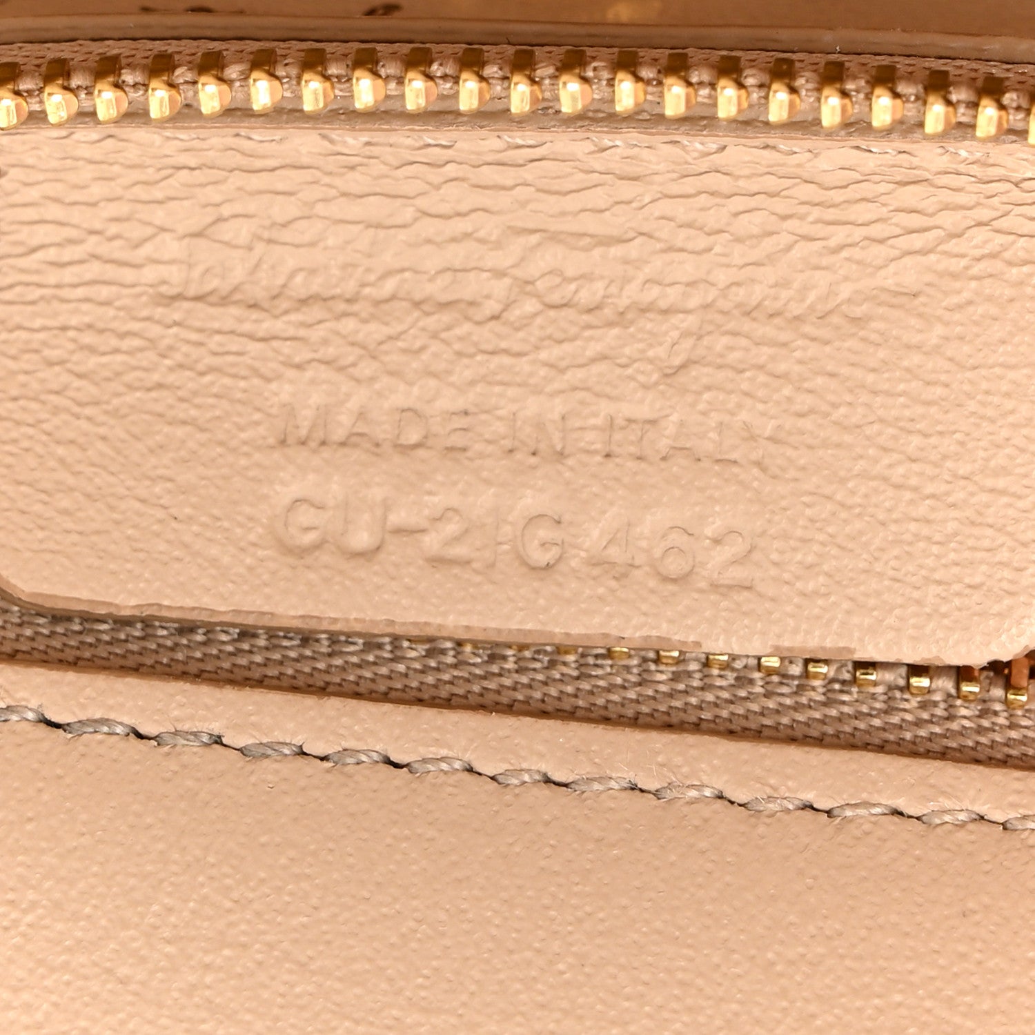 Salvatore Ferragamo Printed Calfskin Ginny Shoulder Bag Beige 7 of 14