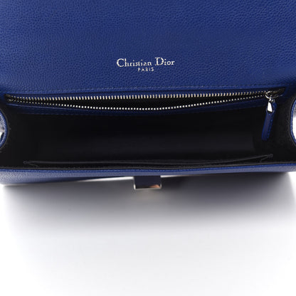 Christian Dior Grained Calfskin Medium Diorama Flap Bag Bleu De Minuit 5 of 13