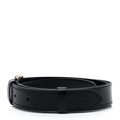 Louis Vuitton Calfskin Odeon PM Adjustable Shoulder Strap Black 2 of 5