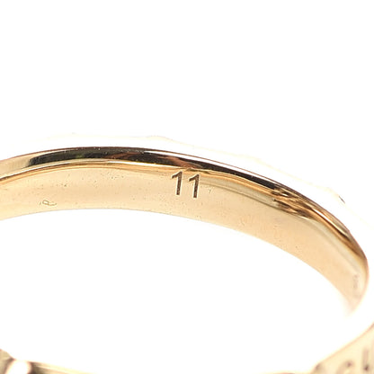 Gucci 18K Yellow Gold Onyx Diamond Le Marché Des Merveilles Feline Ring 49 4.75 4 of 6