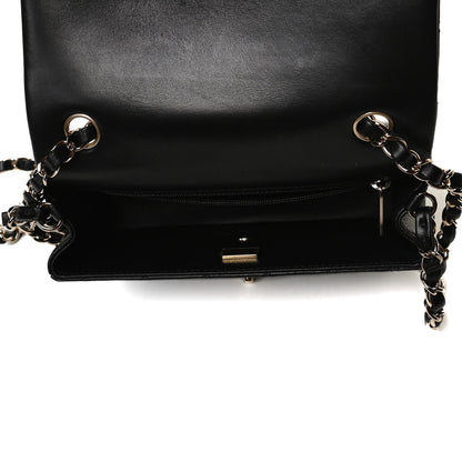 Chanel Lambskin Quilted Mini Rectangular Flap Black 4 of 12