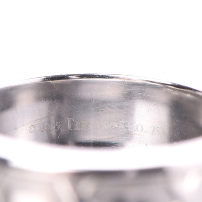 Tiffany 18K White Gold Diamond Atlas Ring 4.5 7 of 7