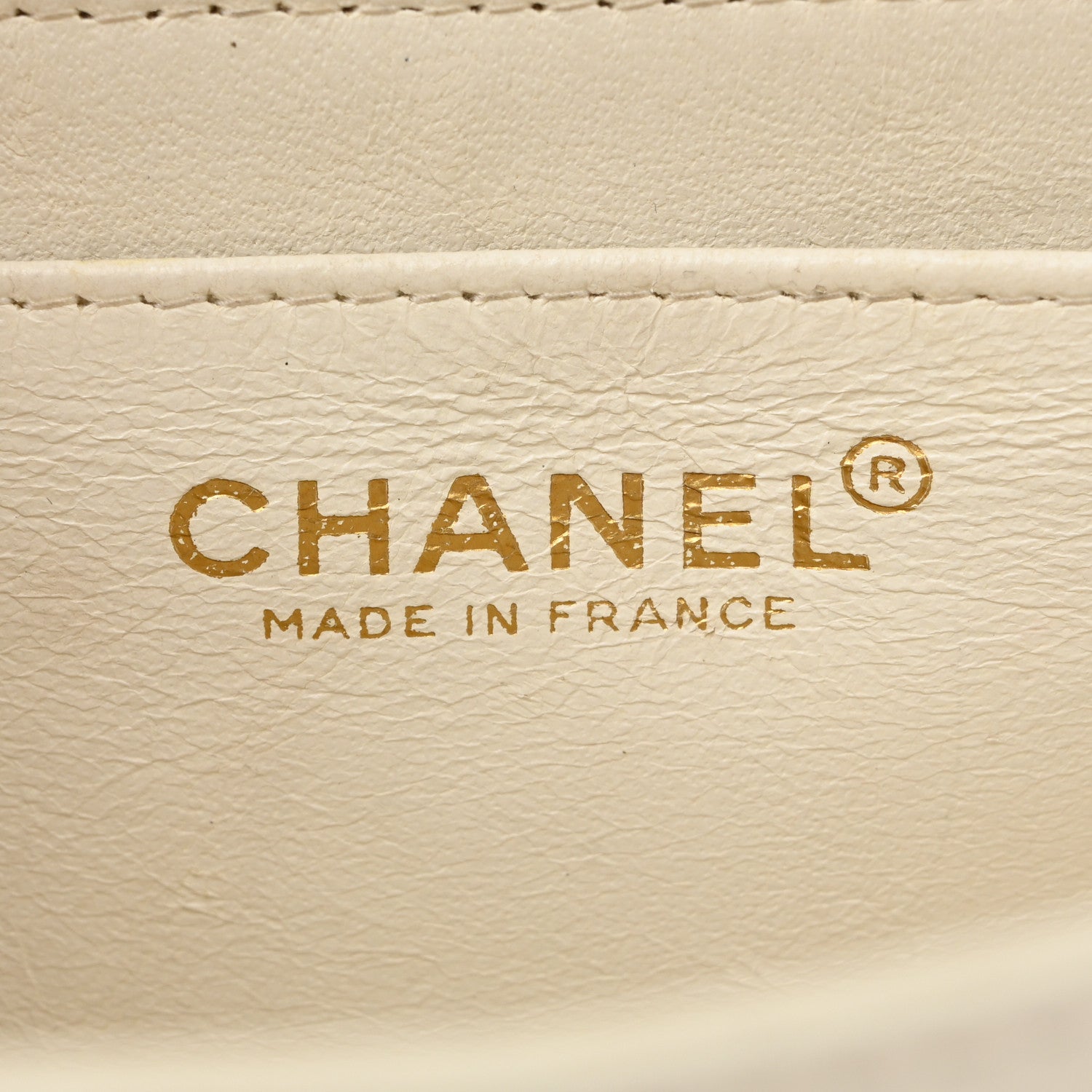 Chanel Tweed Calfskin Square Flap Bag Orange White 6 of 9