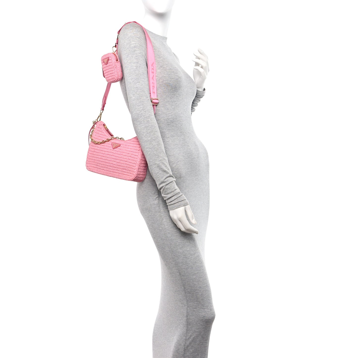 Yarn Raffia Effect Crochet Re-Edition 2005 Shoulder Bag Petalo