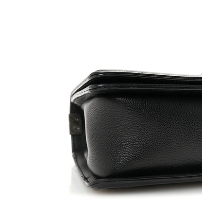 Chanel Caviar Quilted Medium Boy Flap Black 9 of 10