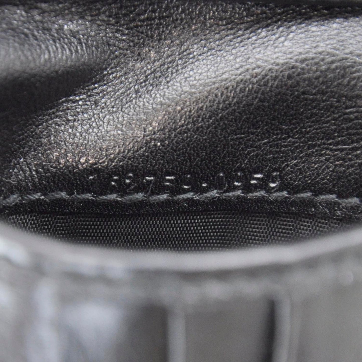Leather Compact Britt Wallet Black