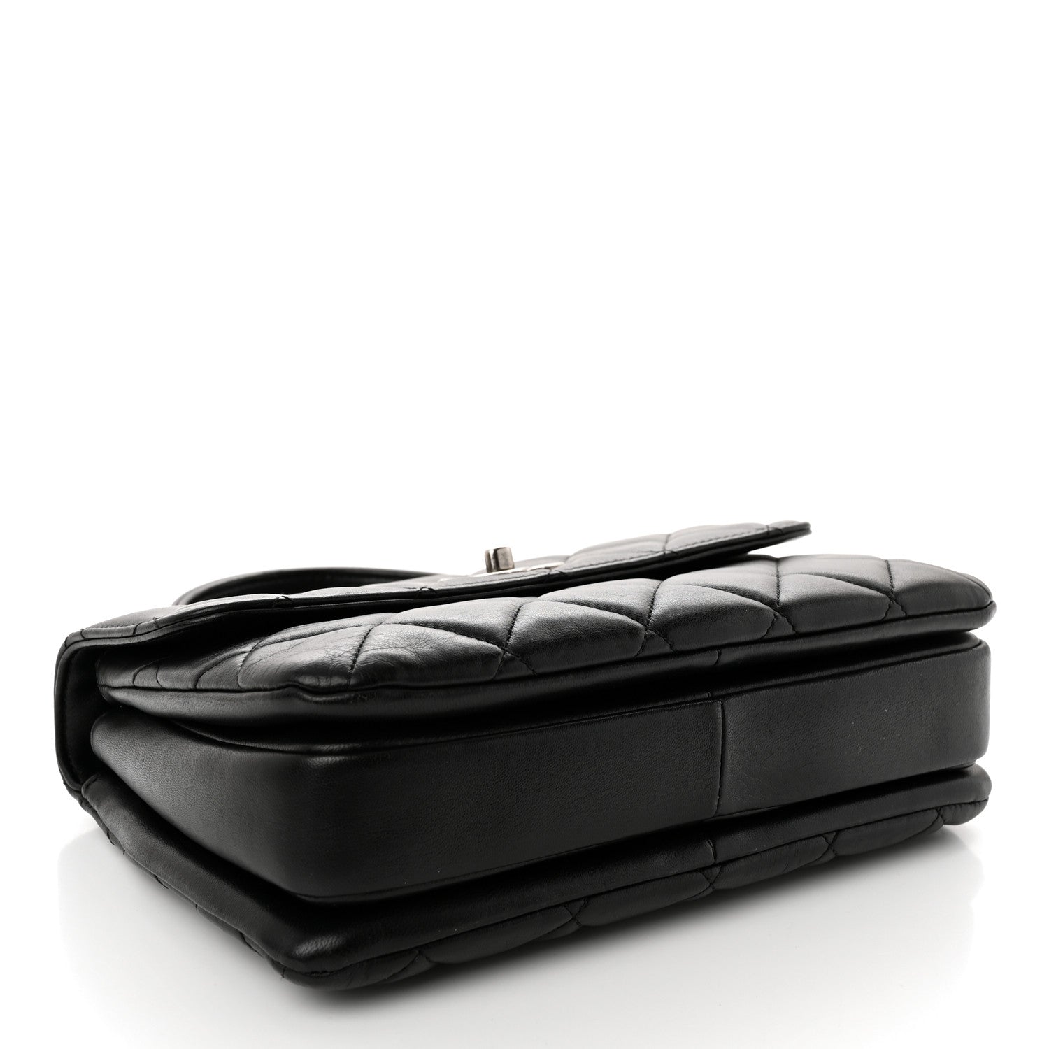 Chanel Lambskin Quilted Small Trendy CC Dual Handle Flap Bag Black 4 of 17