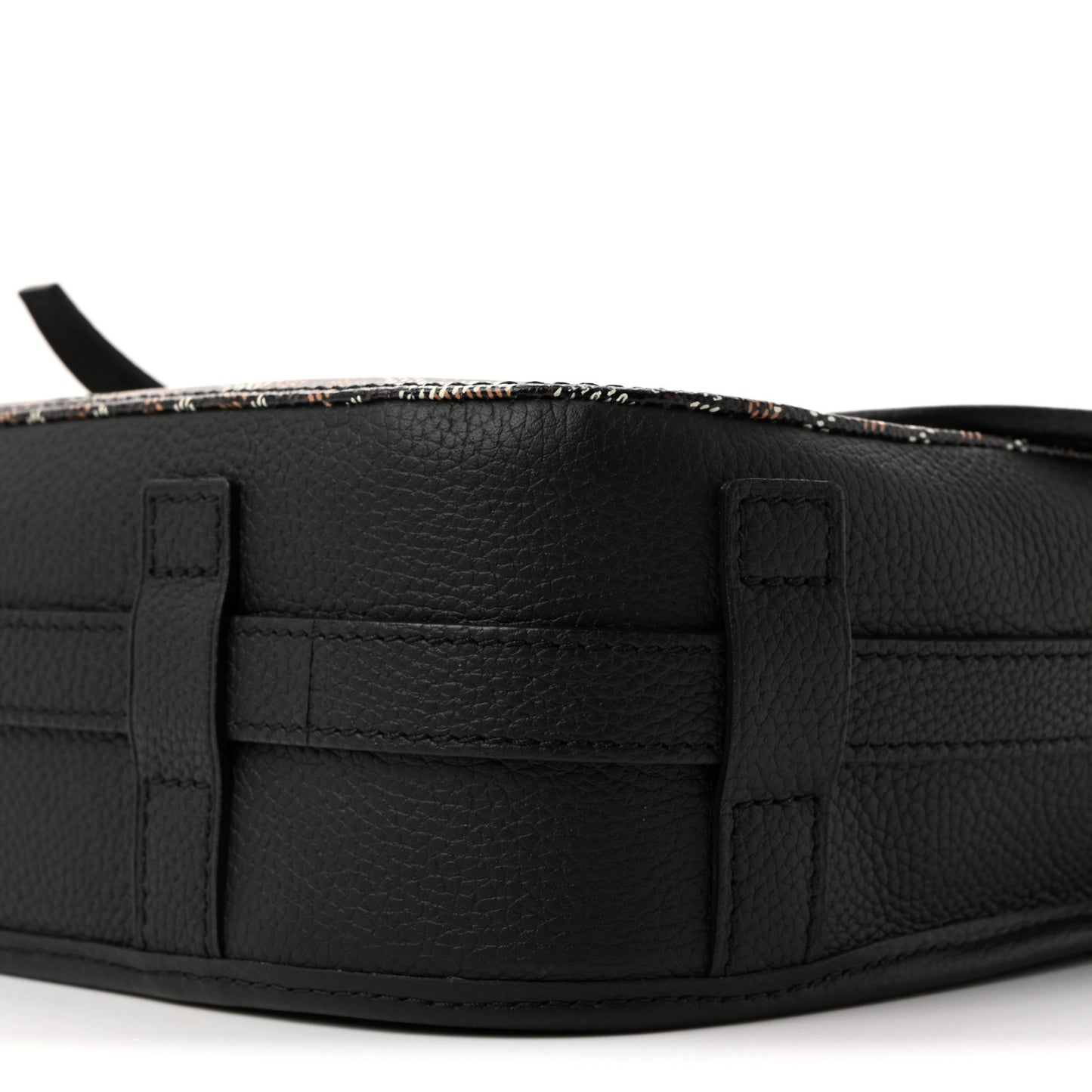 Goyardine Belvedere II MM Messenger Bag Black