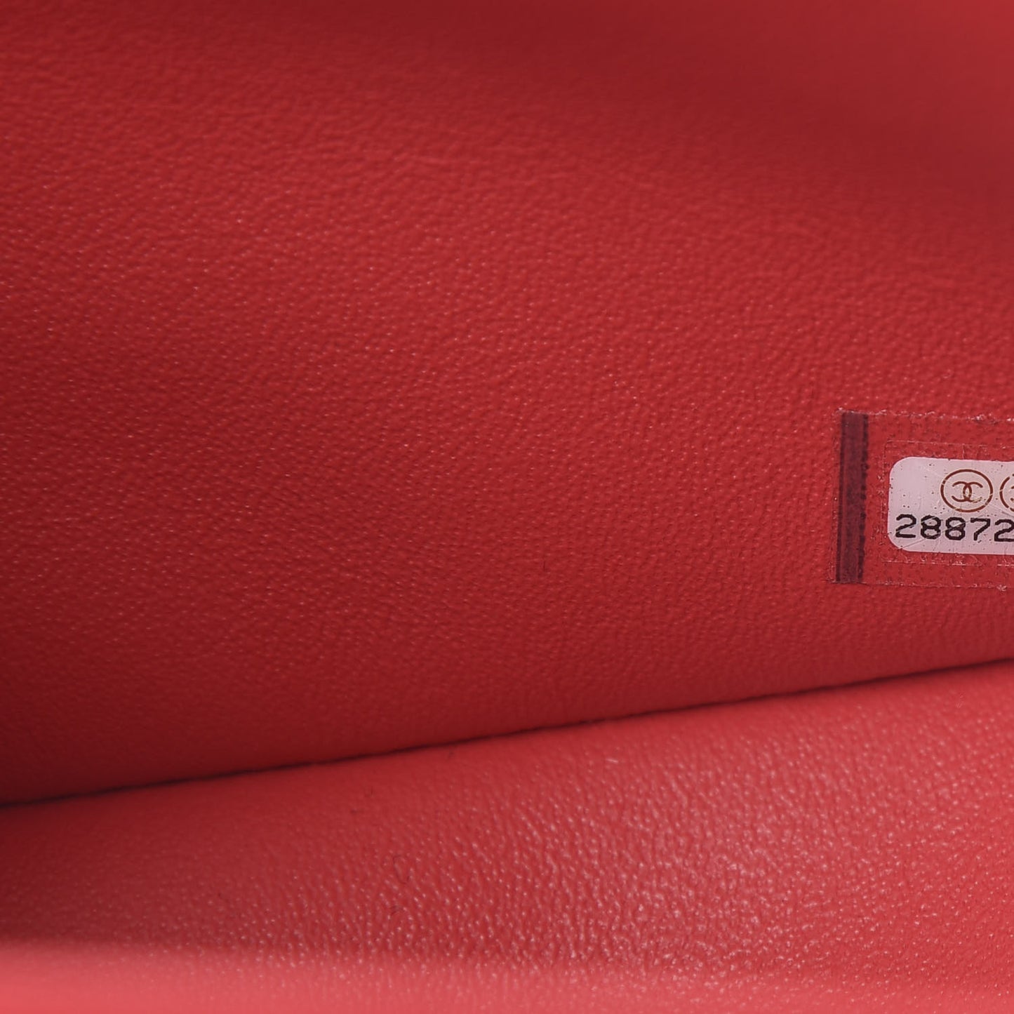 Caviar Quilted Jumbo Double Flap Red