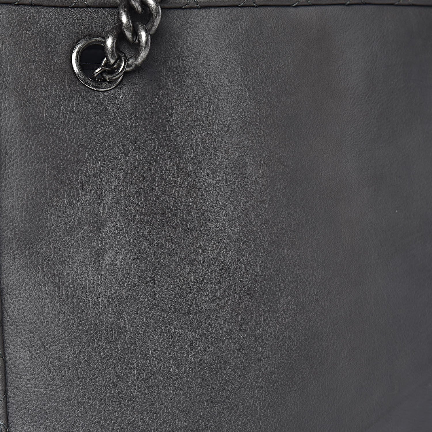 Chanel Calfskin Boy Reverso Shopping Tote Grey 8 of 11