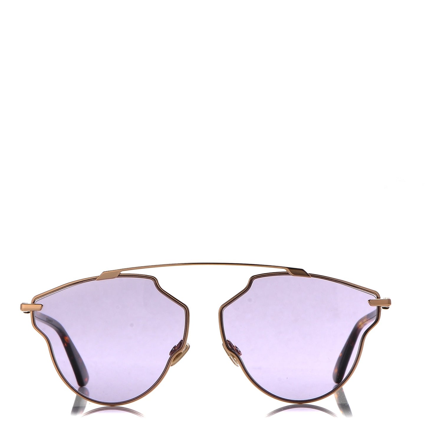 So Real Pop Sunglasses Rose Gold Purple