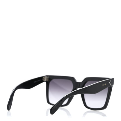 Celine Acetate Polarized Oversized Sunglasses CL4055IN Black 4 of 7
