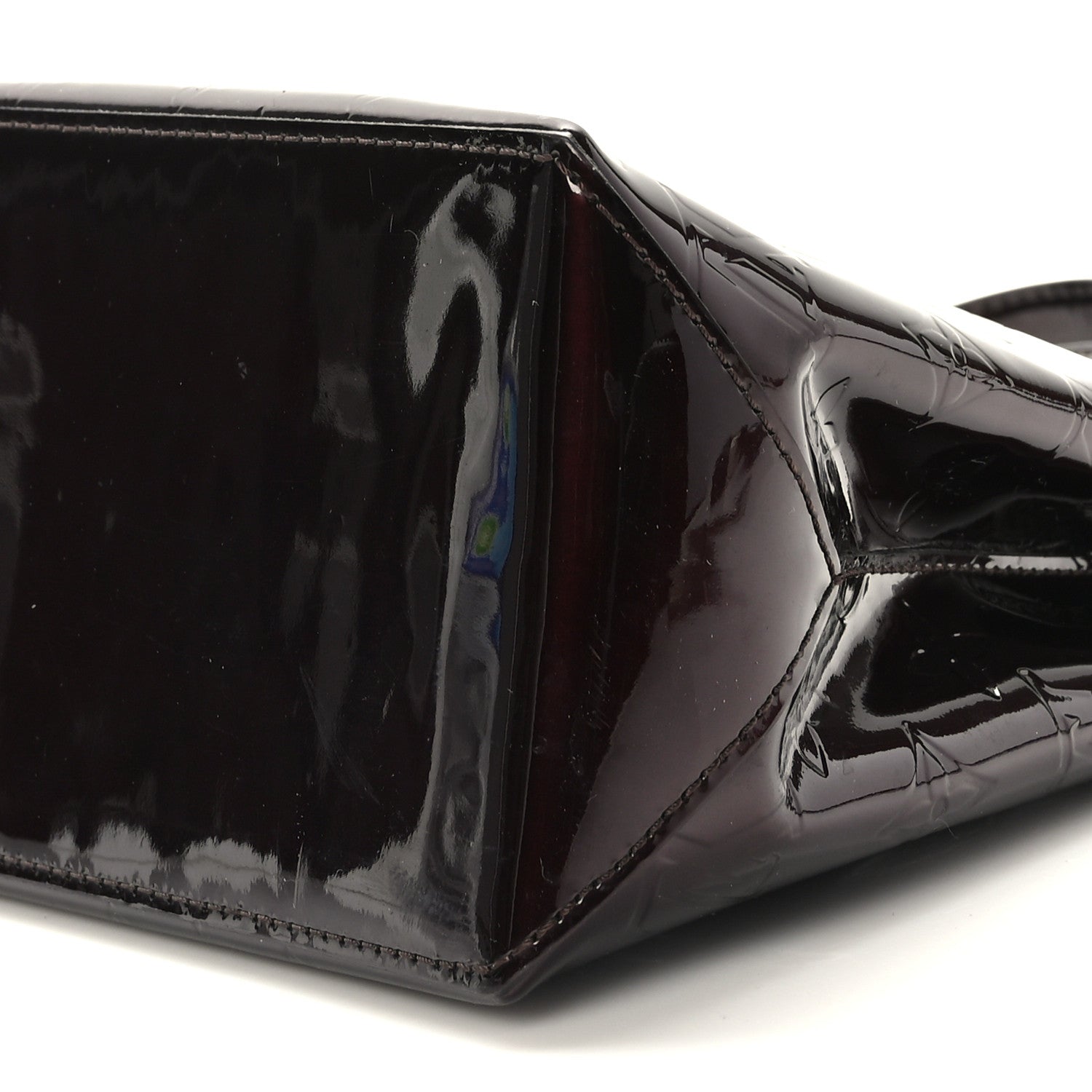 Louis Vuitton Vernis Wilshire PM Amarante 8 of 8