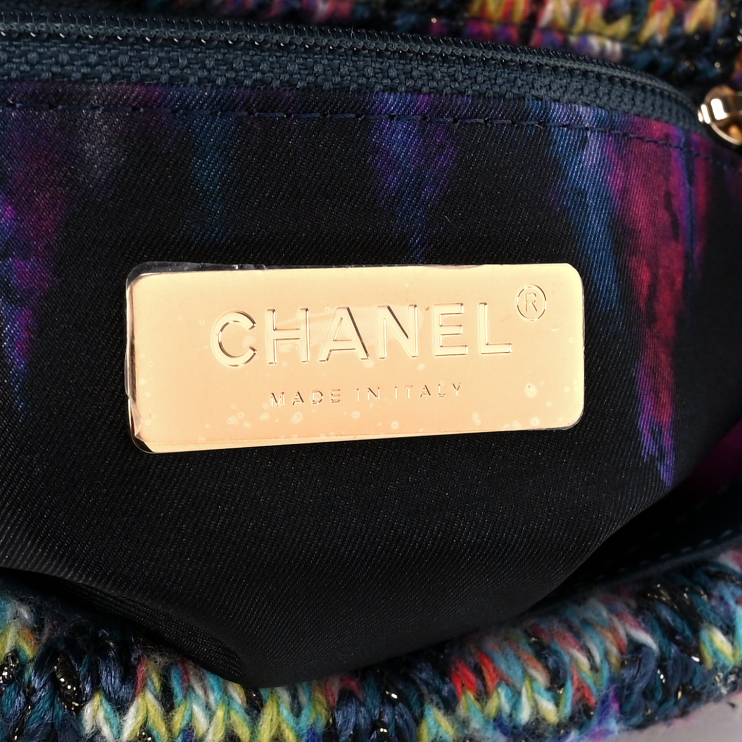 Tweed Quilted Medium Chanel 19 Flap Dark Multicolor