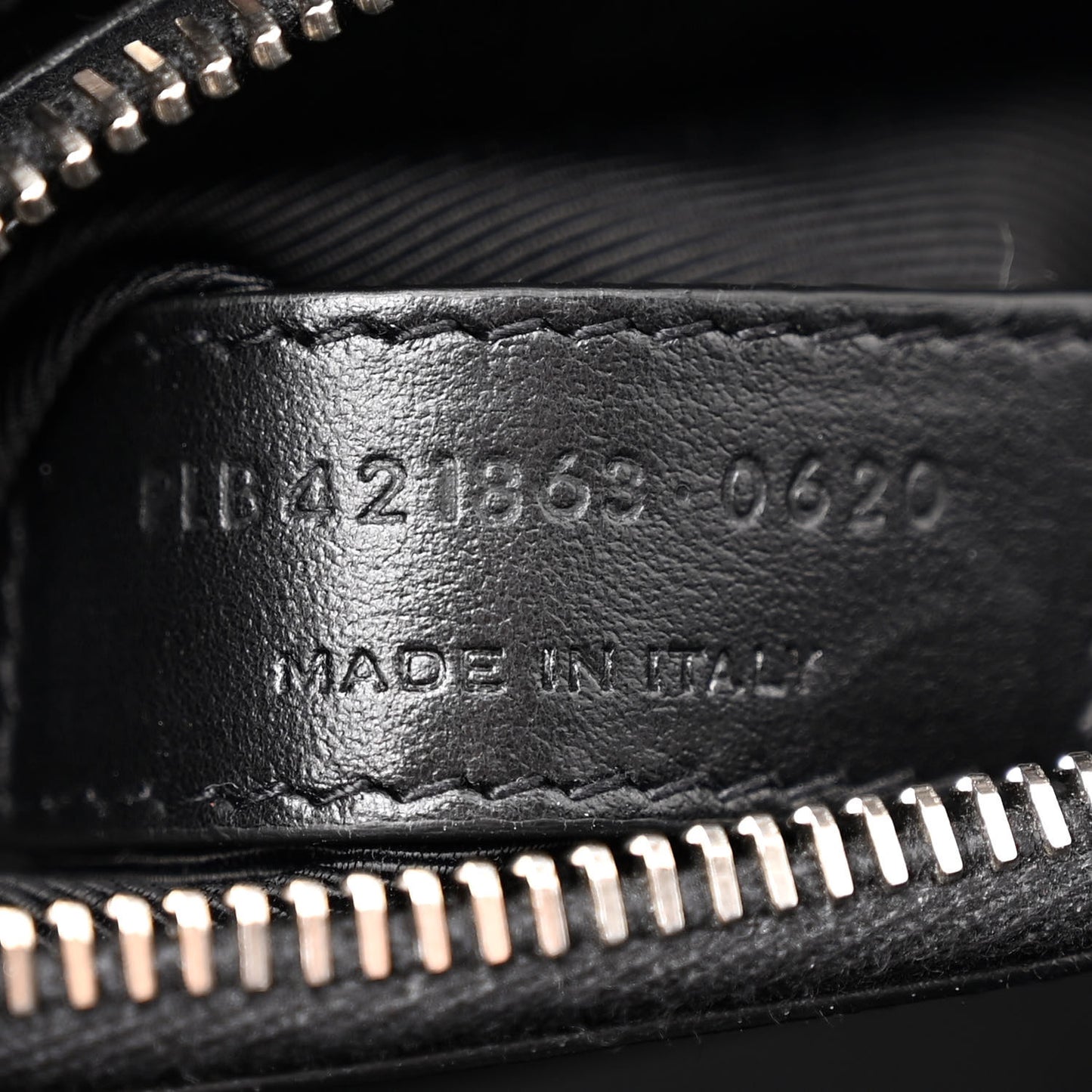 Grained Calfskin Baby Sac De Jour Black