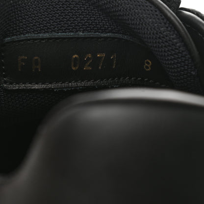 Louis Vuitton Calfskin Monogram Eclipse Luxembourg Sneakers 8 Black 8 of 8