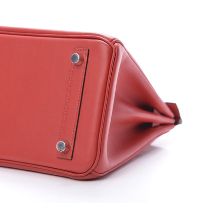 Hermes Swift Birkin 25 Rouge De Coeur 10 of 11