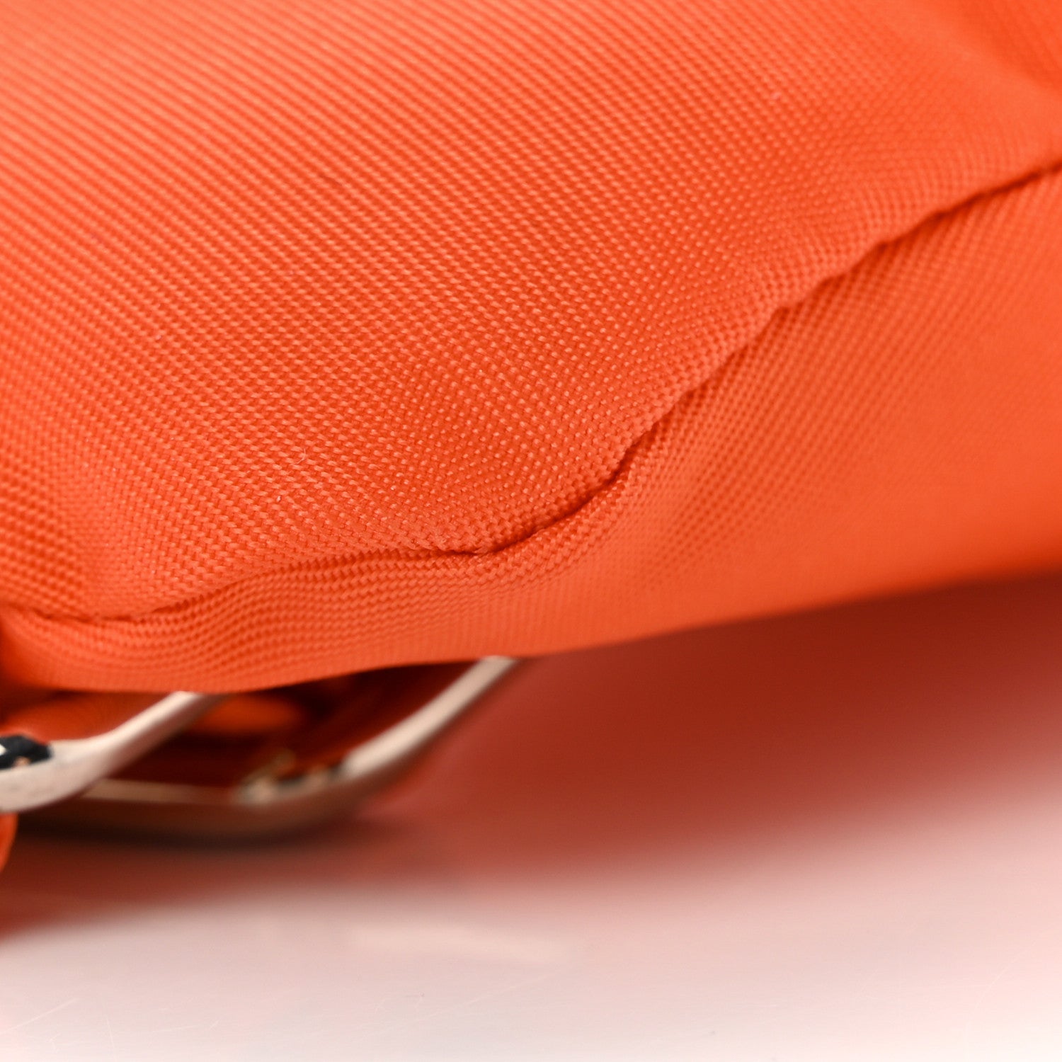 Prada Tessuto Nylon Pouch Orange 9 of 11