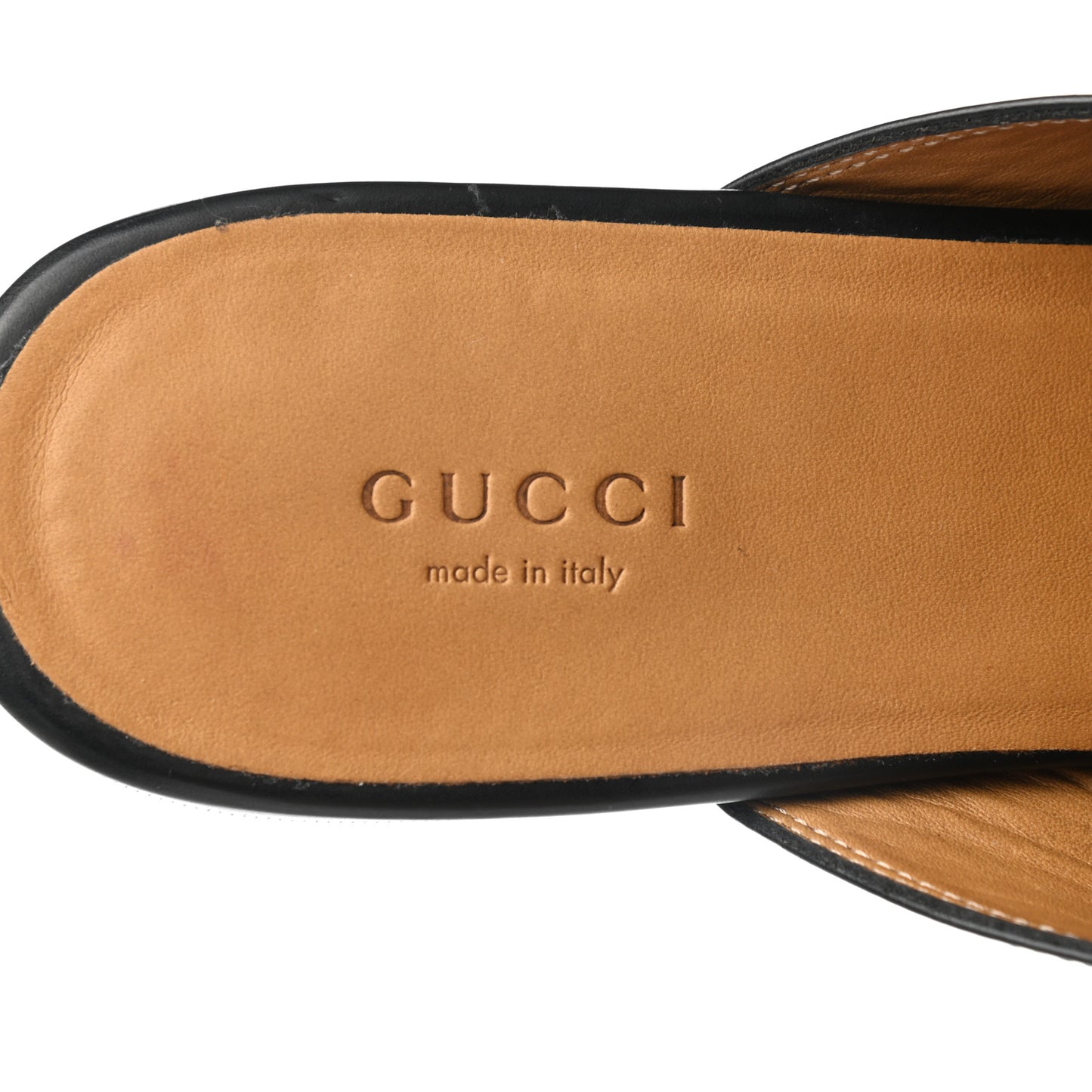 Calfskin Womens Princetown Slippers 40 Black