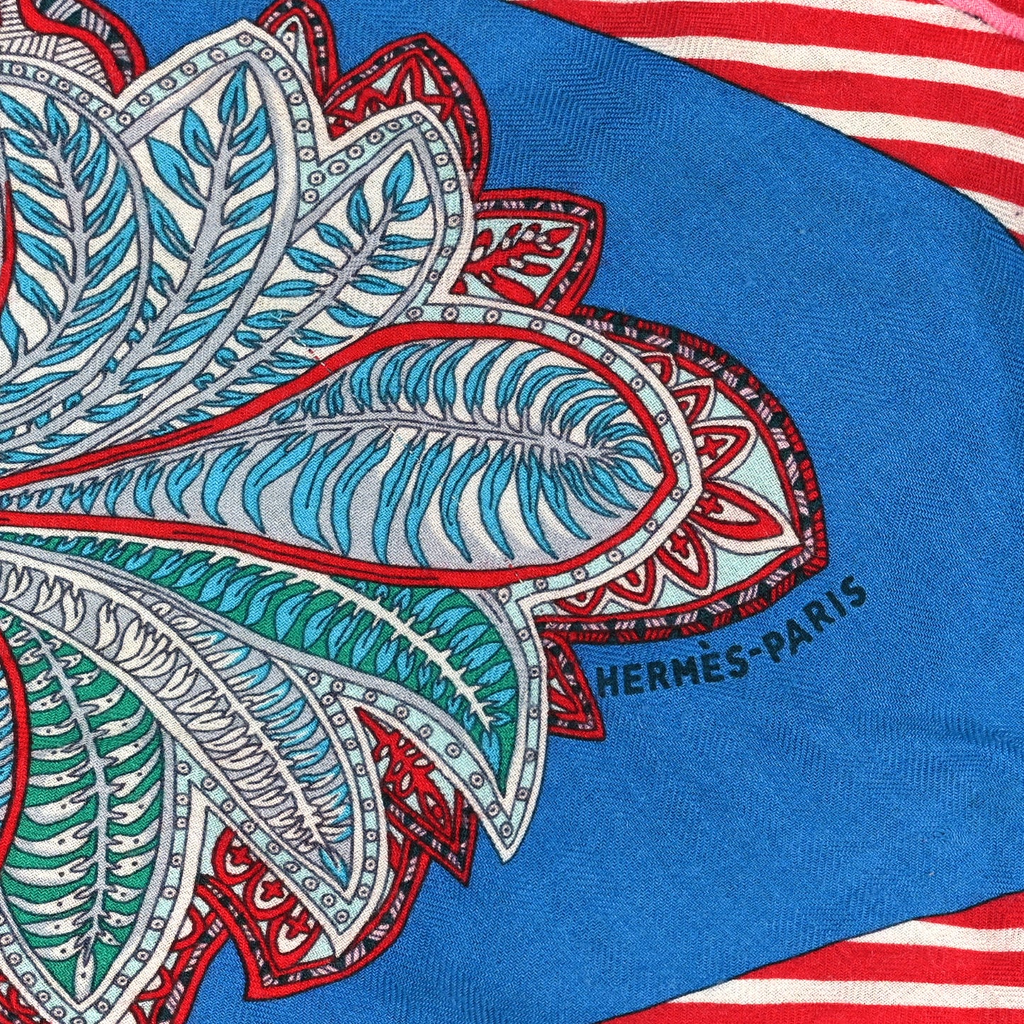 Cashmere Silk Jardin De La Maharani Losange Scarf