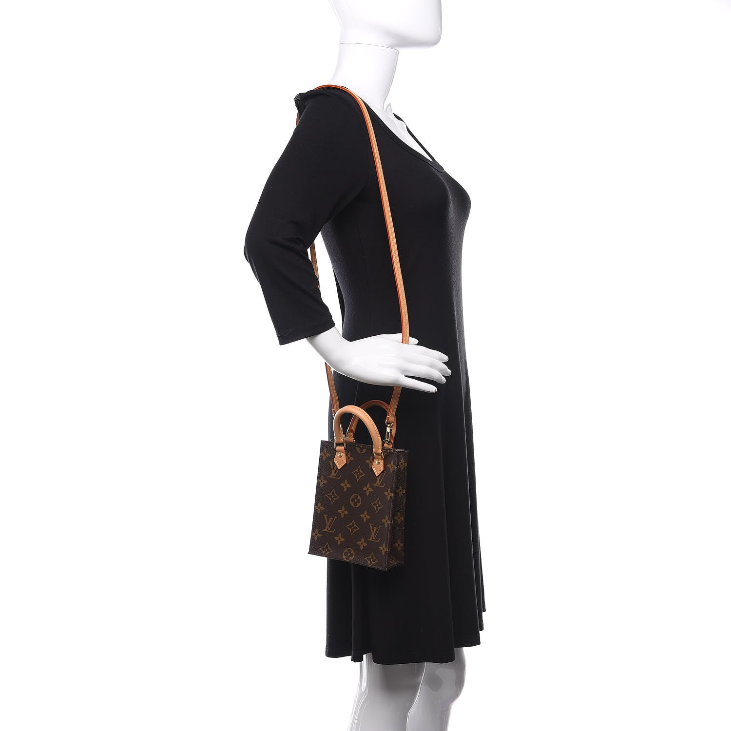 Louis Vuitton Monogram Petit Sac Plat 2 of 11