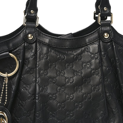 Gucci Guccissima Medium Sukey Tote Black 8 of 10