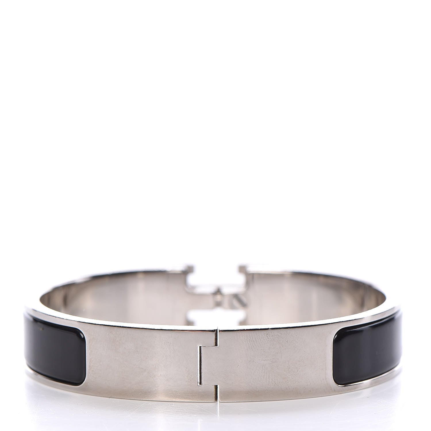 Hermes Enamel Narrow Clic Clac H Bracelet PM Black 3 of 5