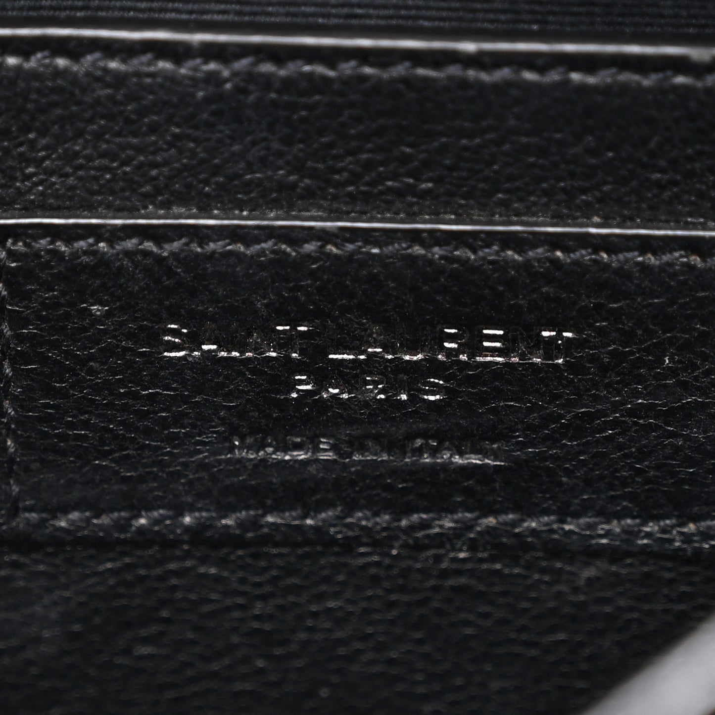 Crinkled Calfskin Matelasse Monogram Baby Niki Chain Satchel Black