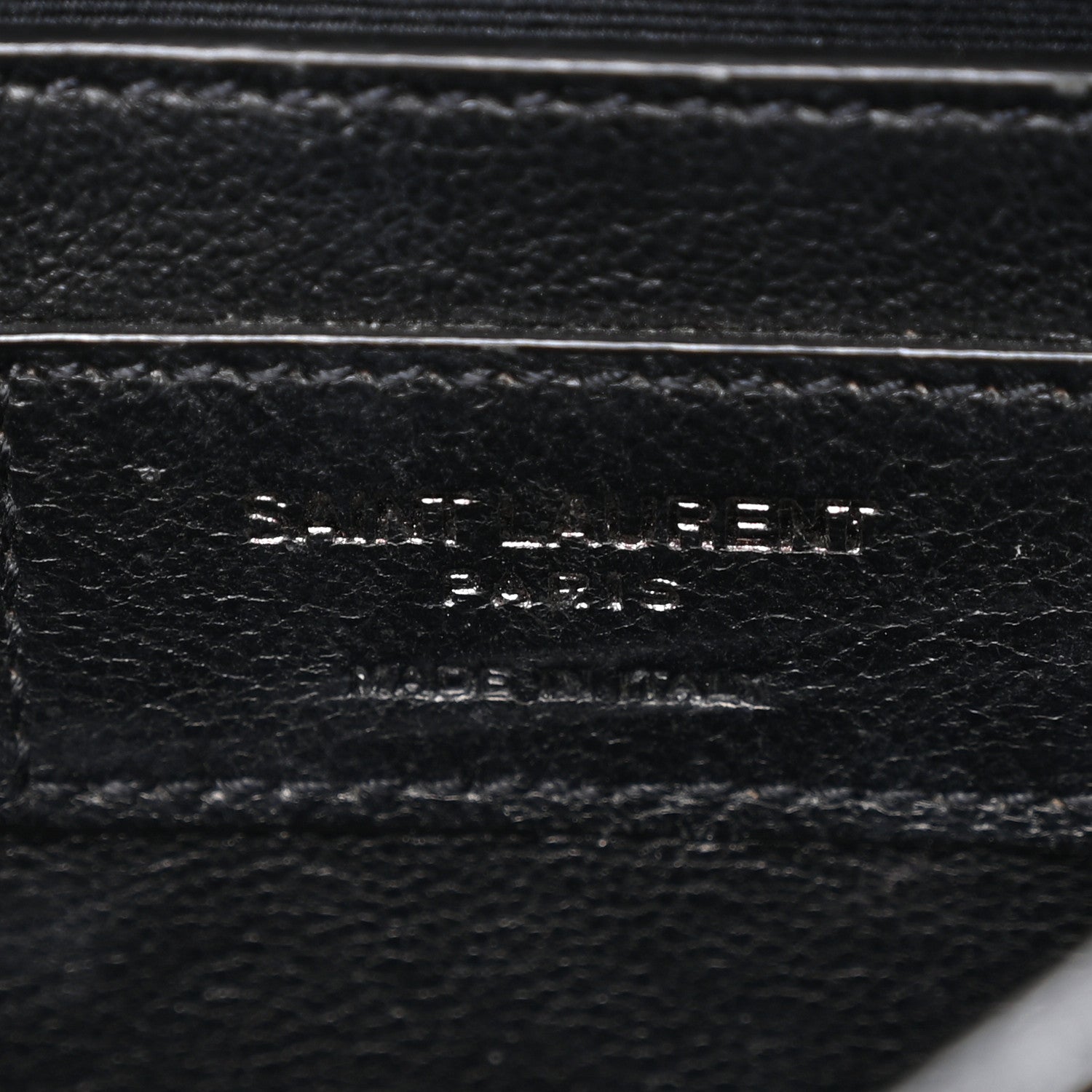 Saint Laurent Crinkled Calfskin Matelasse Monogram Baby Niki Chain Satchel Black 5 of 10