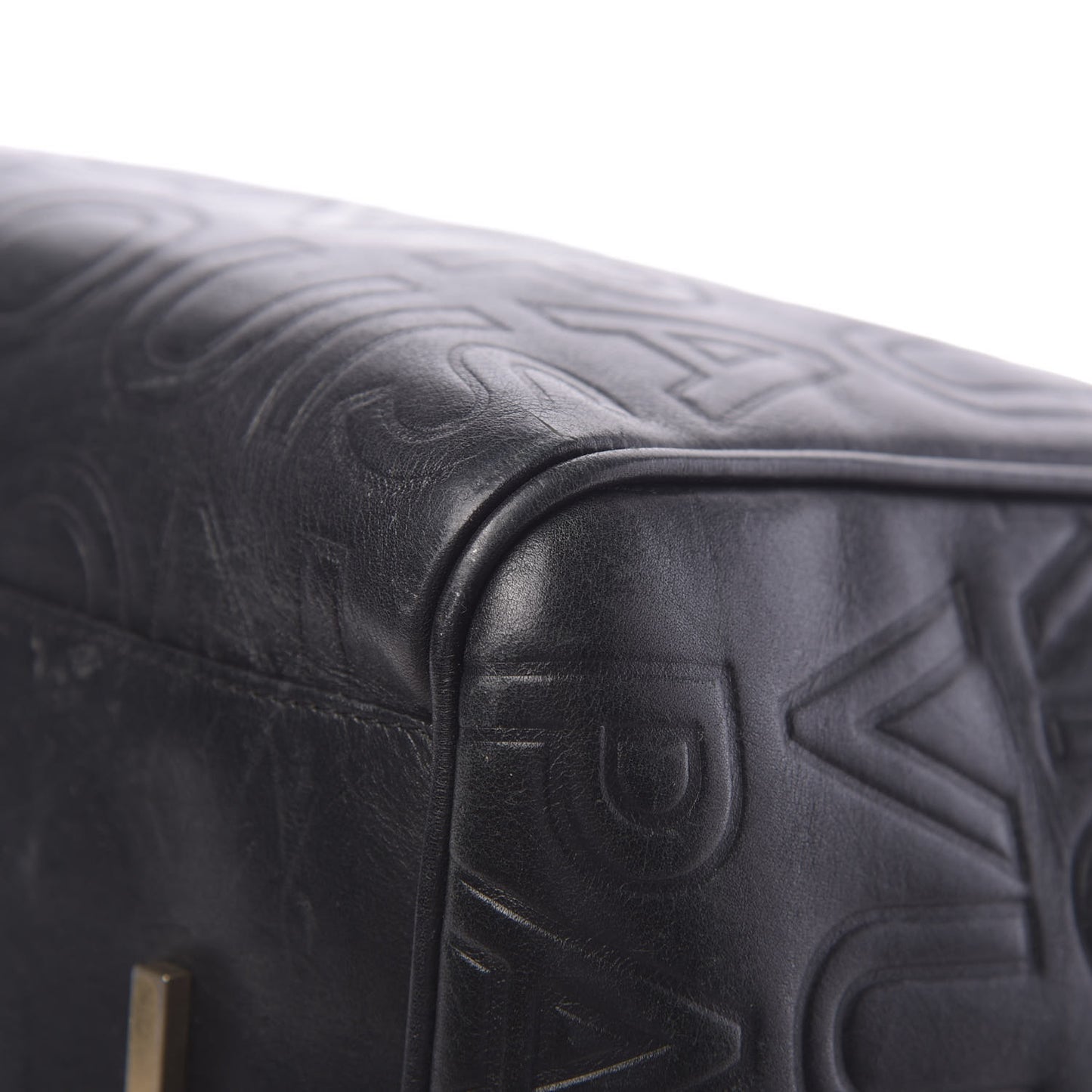Calfskin Embossed Speedy Cube 30 Black