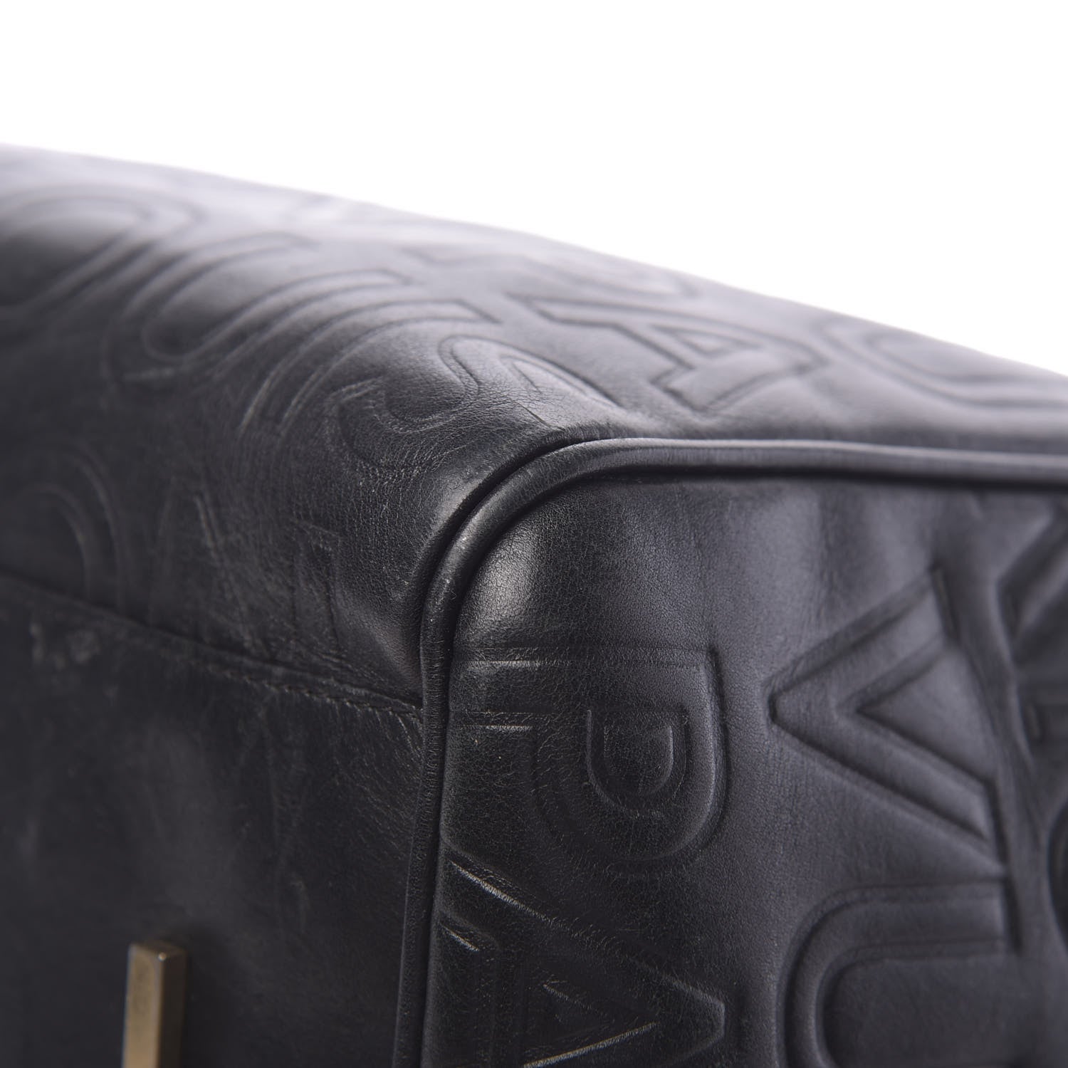 Louis Vuitton Calfskin Embossed Speedy Cube 30 Black 16 of 22