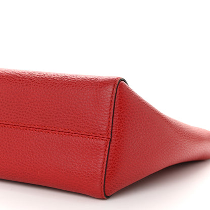 Gucci Dollar Calfskin Mini Swing Top Handle Bag Tobasco 9 of 11