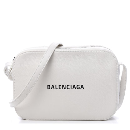 Balenciaga Calfskin Logo S Everyday Camera Bag White 1 of 9