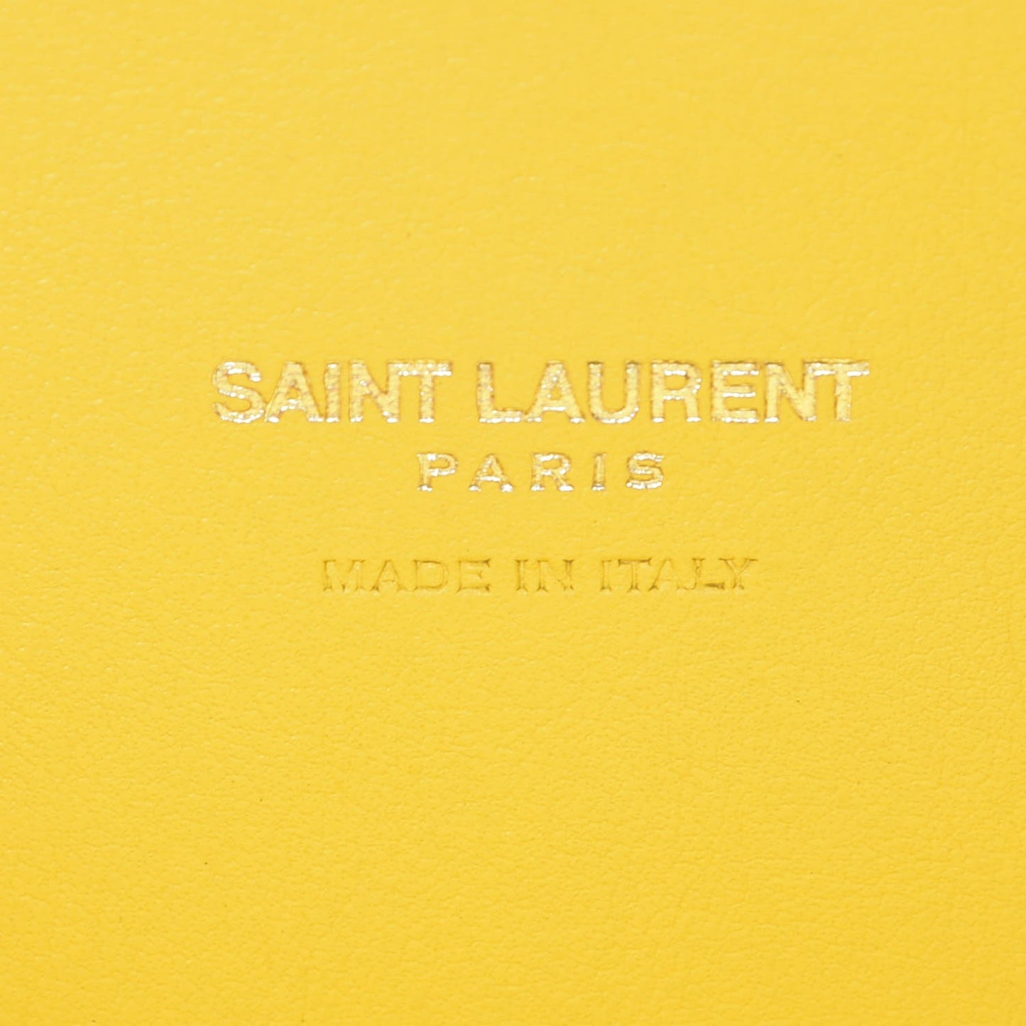 Grained Calfskin Nano Sac De Jour Jaune