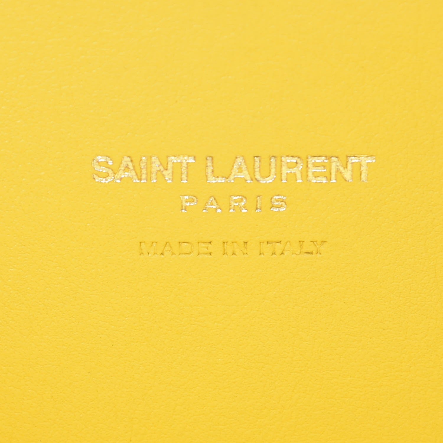 Saint Laurent Grained Calfskin Nano Sac De Jour Jaune 7 of 8