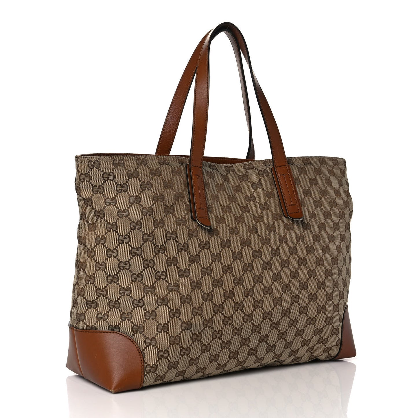 Monogram Large Original Tote Tan