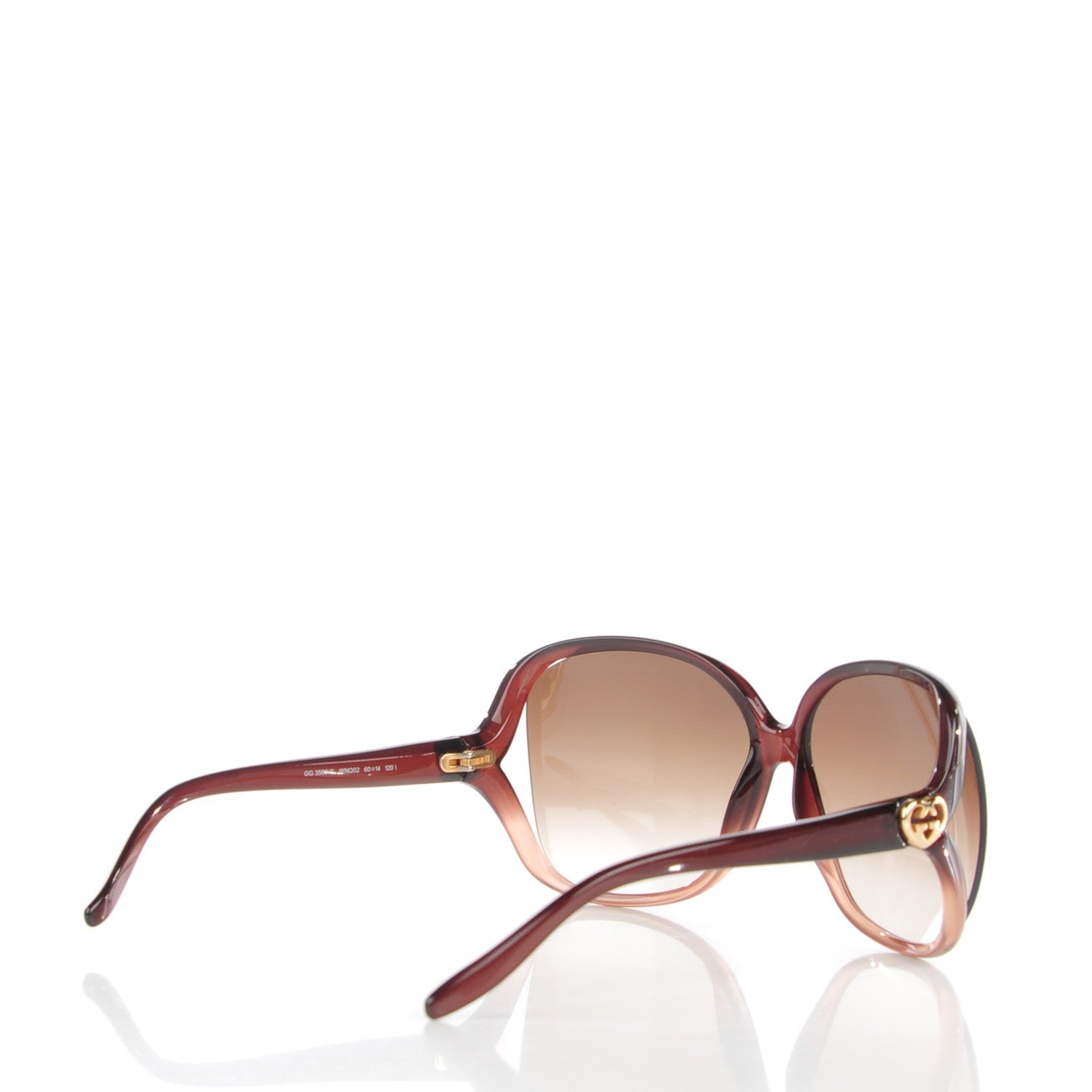 小物 HEART LOGO SUNGLASSES BROWN Small Heart Shaped Polarized Sunglasses Metal Frame Hippie