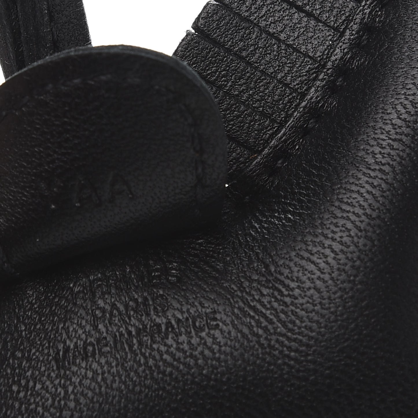 Milo Lambskin Grigri Rodeo Horse Bag Charm PM So Black