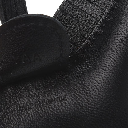 Hermes Milo Lambskin Grigri Rodeo Horse Bag Charm PM So Black 4 of 5