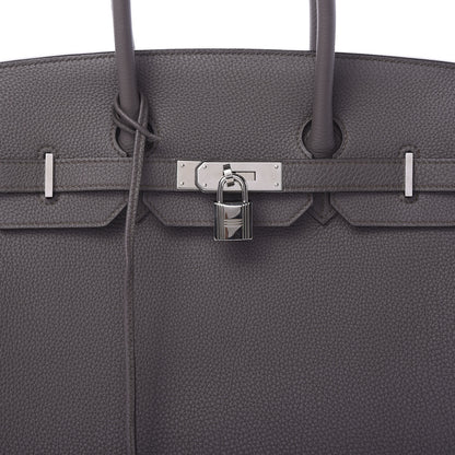Hermes Togo Birkin 35 Etain 7 of 11