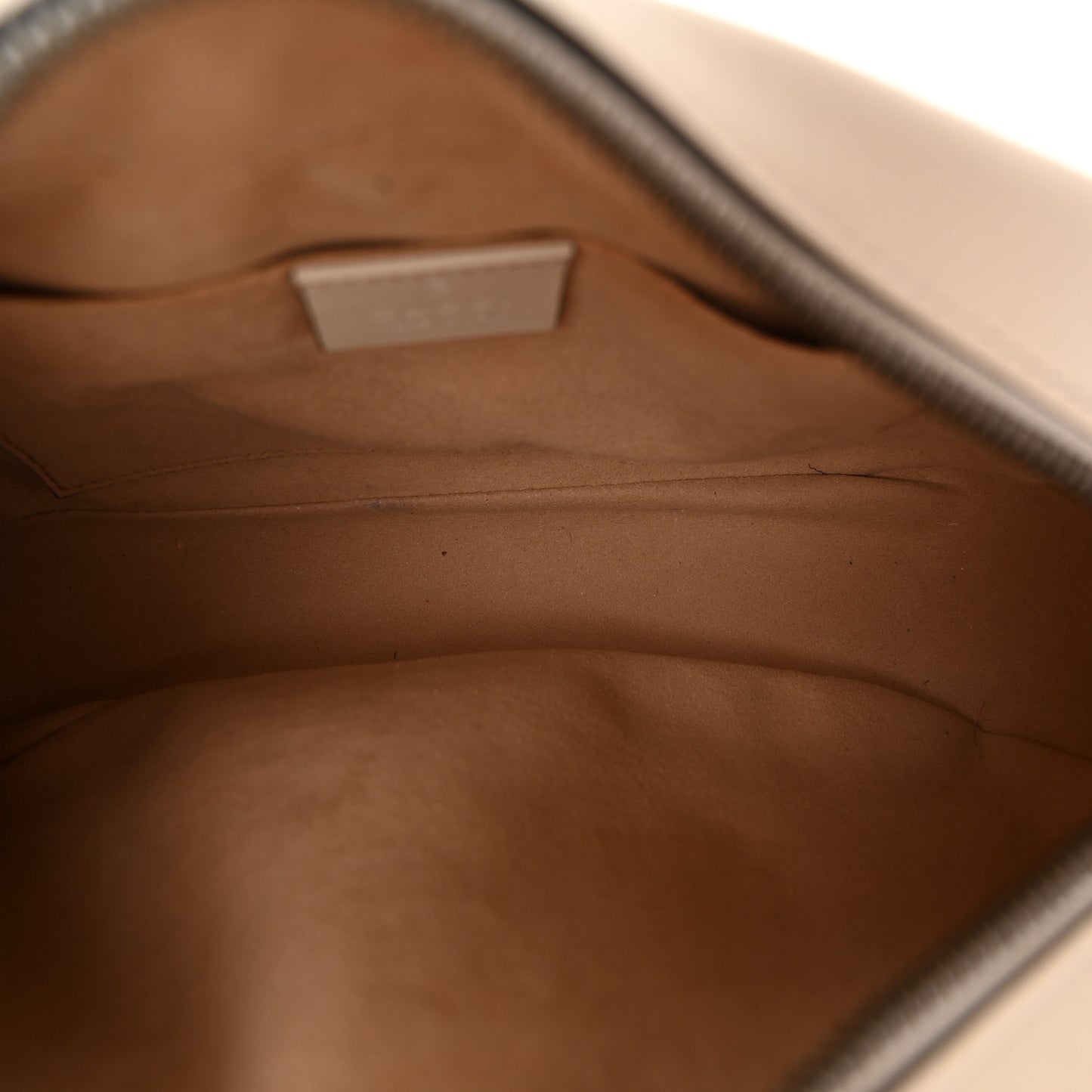 Calfskin Matelasse Small GG Marmont Chain Shoulder Bag White