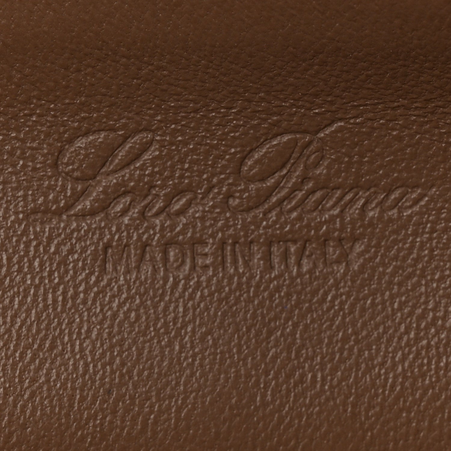 Loro Piana Grained Calfskin Large Ghiera Shopper Tote Fossil 7 of 10